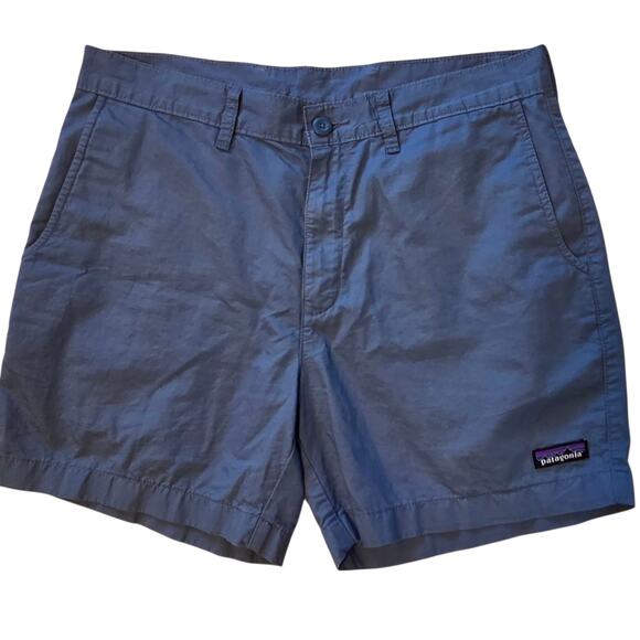 Patagonia Other - Patagonia All-wear Hemp & Cotton blend shorts, lightweight 6" inseam, sz 32 blue